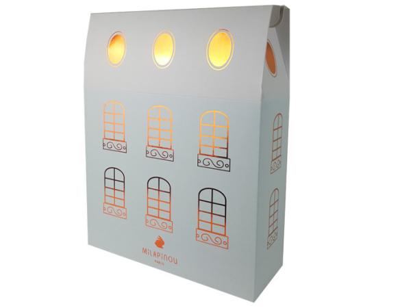 Buy cheap Fantastic Shinning Color Gold Foil Hot Stamping Rigid Paperboard House Shape Gift Box for the Kid Clothes Packing from wholesalers