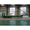 Buy cheap 4mm Antiskid Plate Heavy Haul Trailer For Transport Cranes / Bulldozers from wholesalers