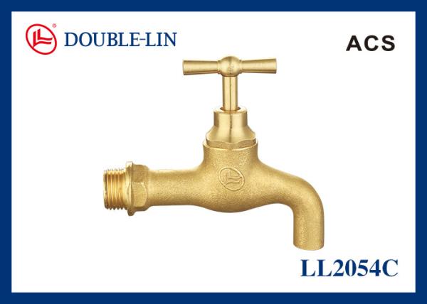 Buy cheap DIN 259 Thread 3/4" x 3/4" Brass Water Taps from wholesalers