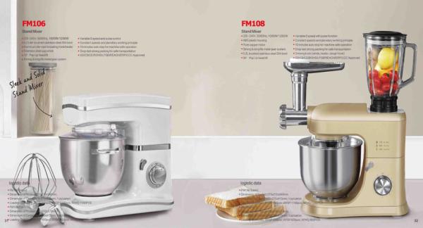 Rotary switch Bowl-lift design stainless steel Skid-resistant feet Stand Mixer