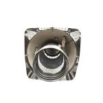 Polished 6" Single Wall 0.45mm Chimney Flue Rain Caps