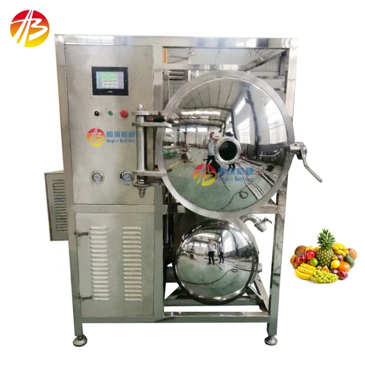 Vacuum Freeze Drying Equipment for Fruit and Vegetable Meat Pre-frozen at -18C -60 C