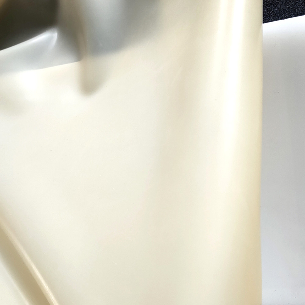 High Tensile Strength Tear Resistance Raw Beige Tan Color Latex Rubber Sheet Roll