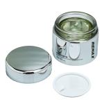 Silver-Plated 60g 100ml 120ml 150ml Empty Modern Style Glass Cosmetics Packaging