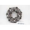 Buy cheap Wholesale Artificial Christmas Door Decoration Supplies Nature Pine Cone Large Christmas Wreath Garland Decor from wholesalers