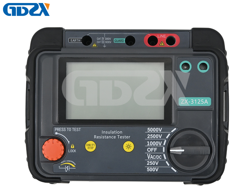 ZX-3125A Electronic High Voltage Digital Insulation Resistance Tester 5KV
