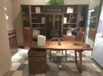 American Dark Walnut Wood Furniture Nordic design of Writing Desk Reading table