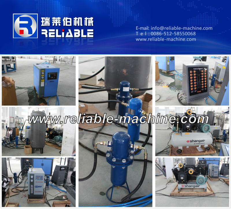 Round Bottle Blow Molding Machine , Two Cavities PET Blow Molding Equipment
