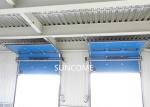 Galvanized Steel Frame High Speed Sectional Doors High frequency Motor