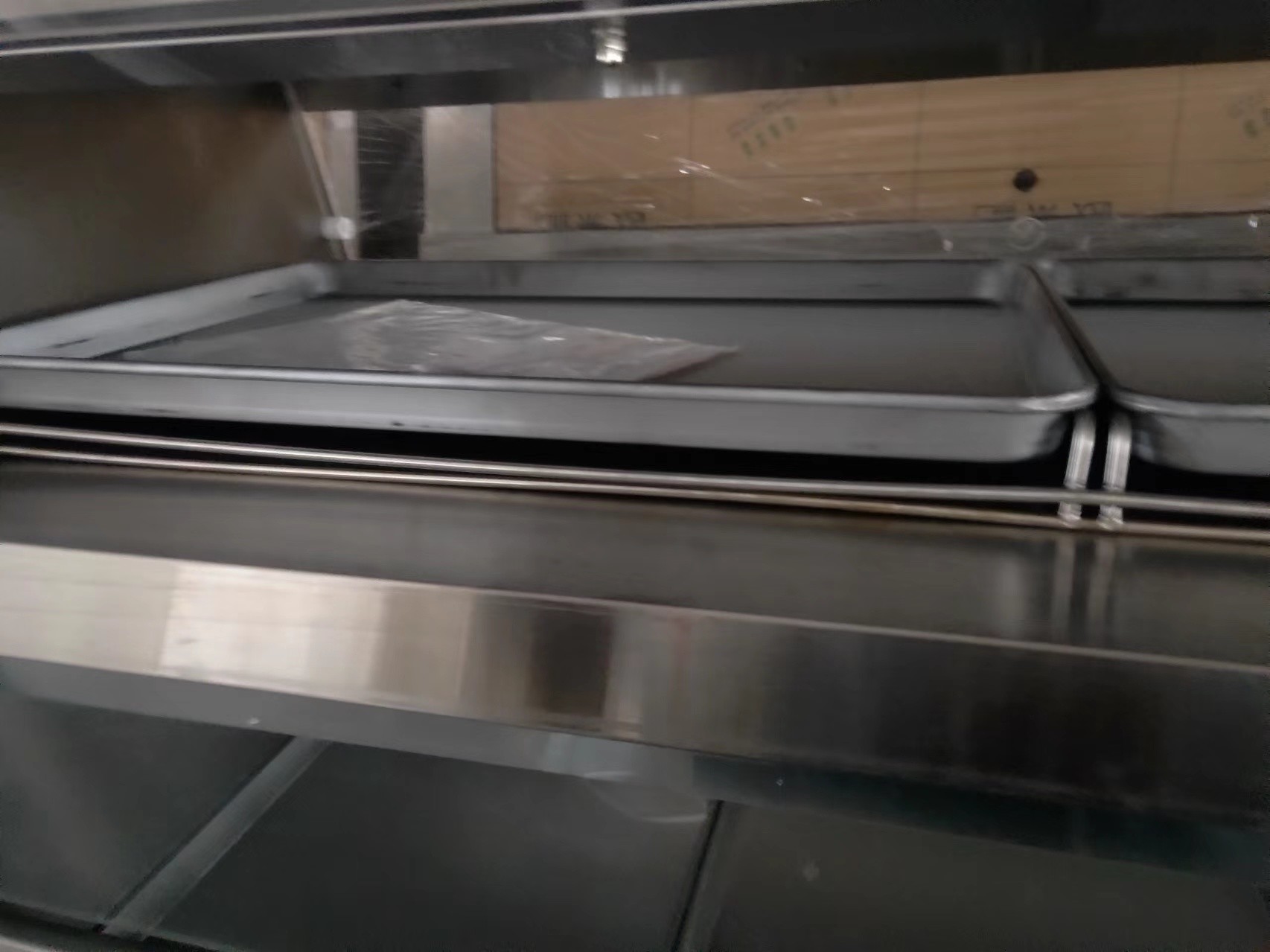 Horizontal Type Two Layer 220V KFC style Warming Showcase