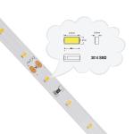 White SMD 3014 LED Strip , IP20 SMD Flexible LED Strip Lights 120 LEDs / M