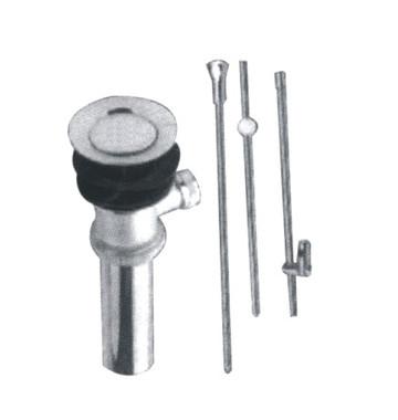 Basin Chrome Plated Shower Faucet Accessories Solid Brass Body with Lift Bar ,