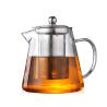 Buy cheap Heat Resistant Clear Glass Teapot with 304 Stainless Steel Strainer Durable from wholesalers