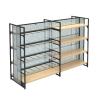 Buy cheap Wooden Gondola Shelving Miniso Style Shop Furniture Adjustable from wholesalers