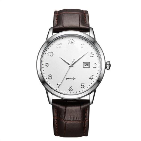 Buy cheap Leather Straps Chronograph Wrist Watch 42mm Dial 220mm Belt from wholesalers