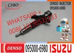 New Diesel Fuel Injector 095000-6980 8-98011604-0 For ISUZU 4JJ1 SH130-8 3.0