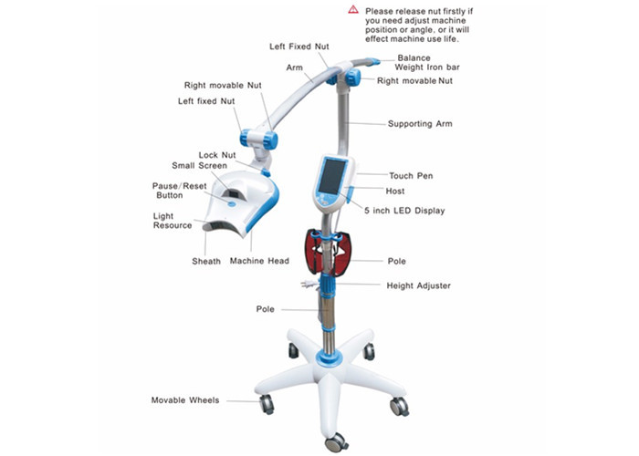 MD885 Professional Teeth Whitening System With 5 Inch Touch Screen