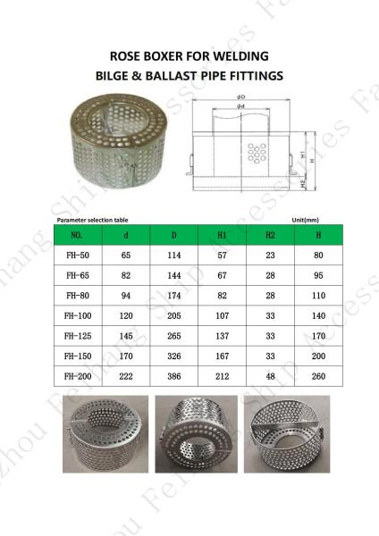 Buy cheap NC No.62rb Rose Box For Bilge & Ballast Pipe Fittings Material - Stainless Steel from wholesalers