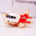Alloy Helicopter Key Chain Ornaments Light Metal Pendant For Women bags