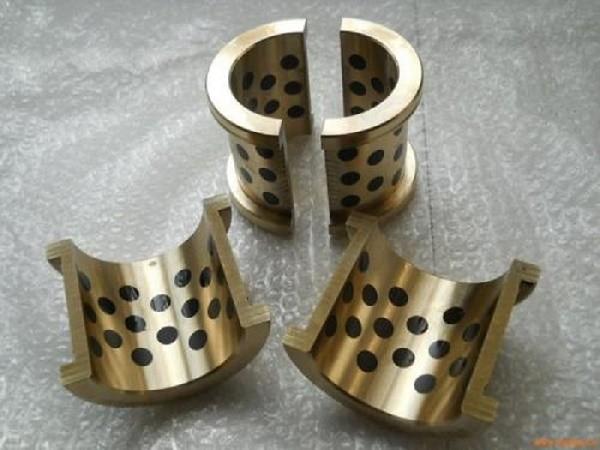 Buy cheap Customizable Half Moon Bearing , Sintered Bronze Bushing Low Friction Coefficient from wholesalers