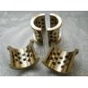 Buy cheap Customizable Half Moon Bearing , Sintered Bronze Bushing Low Friction Coefficient from wholesalers