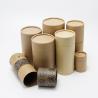 Buy cheap Custom Printed Cylinder Kraft Paper Tube Recyclable Tea Packaging Containers from wholesalers