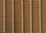 Copper Color Flexible Metal Mesh Fabric Stainless Steel For Wall Coverings