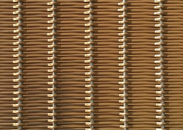 Buy cheap Copper Color Flexible Metal Mesh Fabric Stainless Steel For Wall Coverings from wholesalers