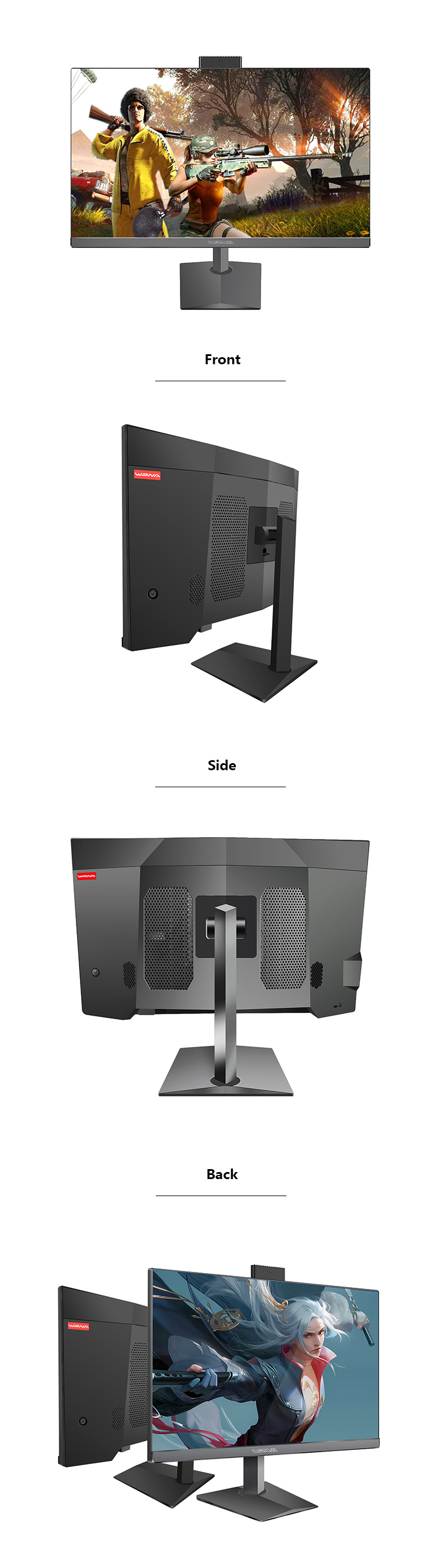 3.00GHz Processor Main Frequency Desktop Computer Quad Core i7 32GB DDR4 128GB SSD HDD