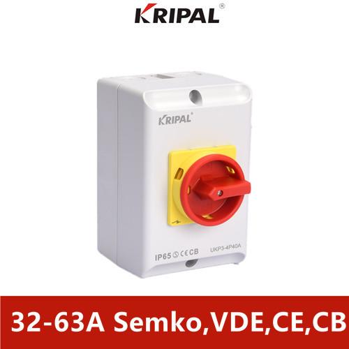 Buy cheap 3 Pole IP65 Rotary Isolator Switch 230-440V 32Amp IEC Standard from wholesalers