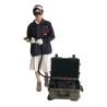 Buy cheap 100w Suitcase Portable Fiber Laser Cleaning Machine Outdoor Remote Operation from wholesalers