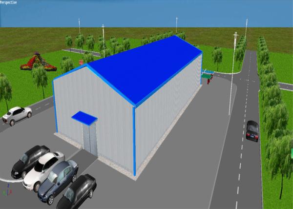 Buy cheap Prefabricated Steel Structure Warehouse Building Food Factory from wholesalers