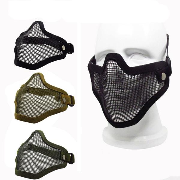 Buy cheap Military Equipment Half Face Wire Mask Outdoor Field Facial Safety Protective Mask Mesh from wholesalers