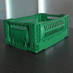 Buy cheap 120mm Height Pp Plastic Storage Crate 5L Light Green For Vegetable from wholesalers