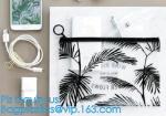 swimwear packaging bags, slider zipper pvc pouch glitter clear plastic vinly k