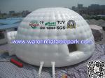 10m dia Inflatable Igloo Tent With Clear Top Roof , Inflatable Dome Tent