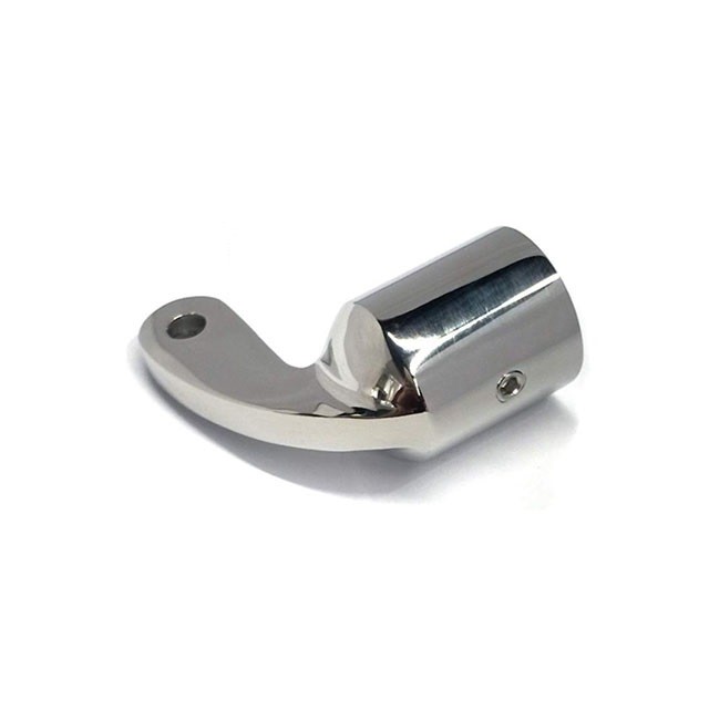 Mirror Marine Boat Hardware 1 Inch Pair Stainless Steel 316 Bimini Eye End Top Cap