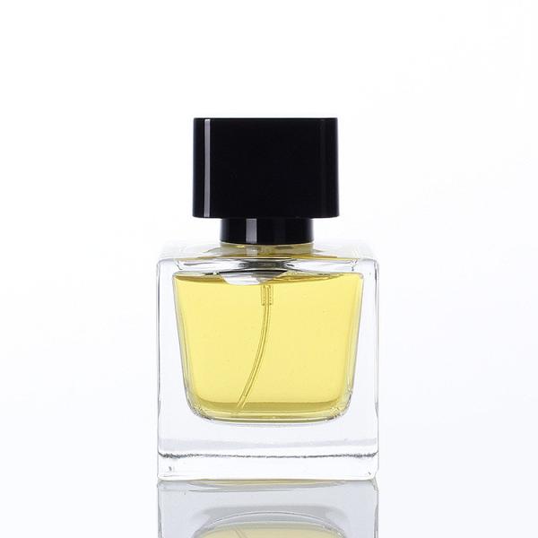 Buy cheap Wholesale 30ml 50ml 100ml Square Transparent Perfume Glass Bottle Subpackage Spray Empty Perfume Bottle With Lid from wholesalers