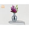 Buy cheap Wedding Centerpiece Table Vase Silver Mosaic Glass Table Vases Decorative Flower Pots from wholesalers