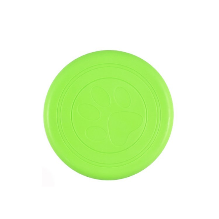 18cm Diameter Pet Play Toys Silicone Material Flying Disc For Dog Training