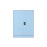 Buy cheap Solid Doors Blue Storage Cabinets , 2 Shelves Keyed Metal Storage Furniture from wholesalers