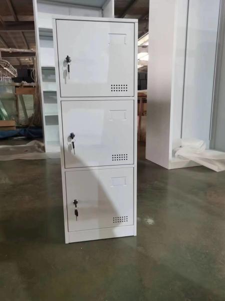 Buy cheap Height 1850mm Metal Gym Lockers 3 Door Steel Locker Any RAL Color from wholesalers