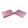 Buy cheap Custom Paper Cosmetic Box Pink Gift Box With Velvet Surface Ideal For Beauty Equipment from wholesalers
