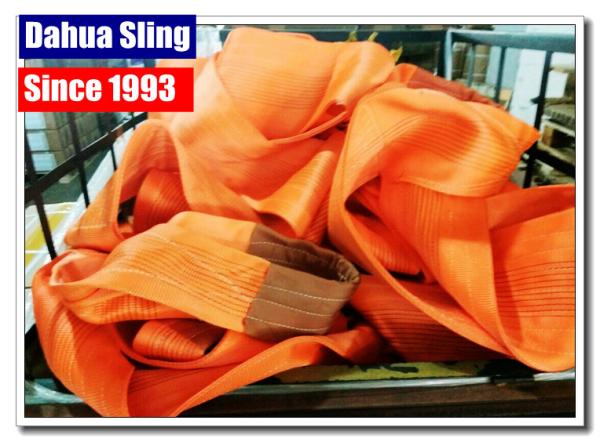 Buy cheap Durable Synthetic Lifting Slings Eye And Eye , 12 Ton Cargo Lifting Slings from wholesalers