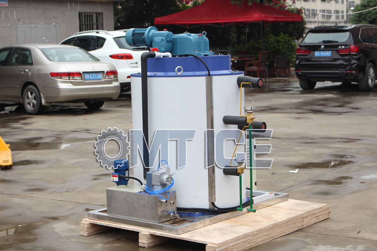 Automatic Freshwater Flake Ice Machine Air Cooled 5 Ton Flake Ice Machine