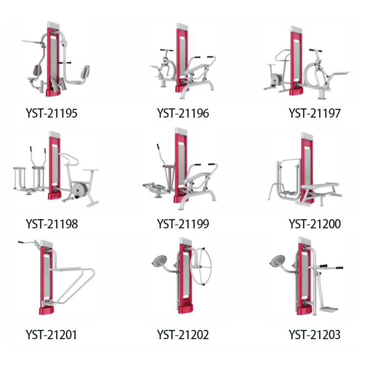 YST Brand Galvanized Steel Pipe Outdoor Fitness Equipment for Street Workout