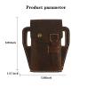 Buy cheap OEM Crazy Horse Leather Long Belt Bag For Outdoor Sports from wholesalers