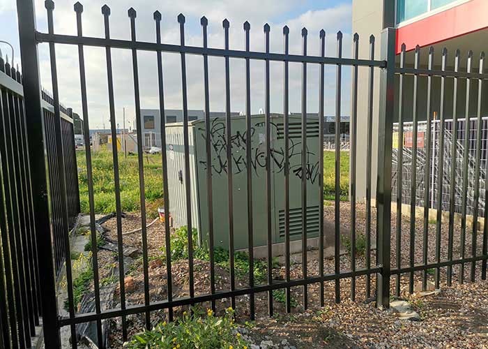 Powder Coating L2.7m Decorative Aluminium Fencing