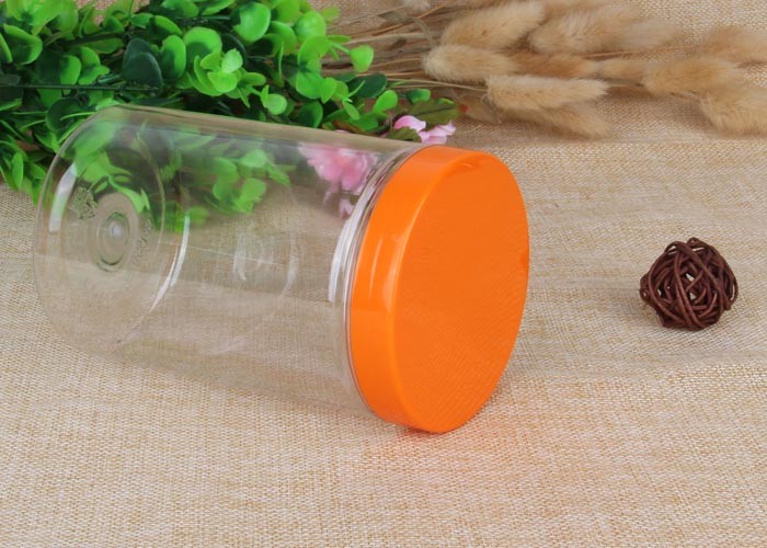 550ml / 580ml Dry Food Container Clear Pet Jars PET Can PP Cap Heat Protection