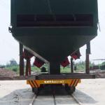 Steel Plant Battery Powered Carts Industrial , 30T Motorized Rail Cart